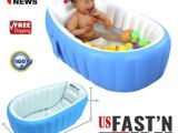 Baby Bathtub for Travel Baby Inflatable Bathtub Children Anti Slippery Foldable