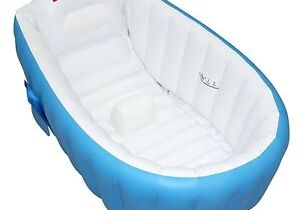 Baby Bathtub for Travel Pvc Inflatable Baby Bath Tub Travel Non Slip Bathtub with