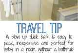 Baby Bathtub for Travel Traveling with Baby How to Bath A Baby In A Room without