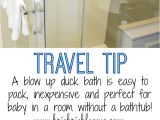 Baby Bathtub for Travel Traveling with Baby How to Bath A Baby In A Room without