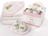 Baby Bathtub Gift Set Baby aspen Tillie the Turtle 4 Piece Bath Time Gift Set