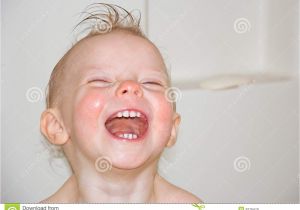 Baby Bathtub Laughing Baby Laughing In Bathtub Royalty Free Stock Image