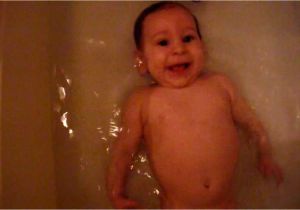 Baby Bathtub Laughing Cute Baby In Bathtub Laughing