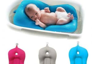 Baby Bathtub Lounger Baby Bath Mat Anti Skid Pillow Pad Folding Lounger Air