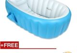 Baby Bathtub Malaysia Intime Inflatable Baby Bath Tub Blue Free Hand Pump