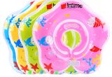 Baby Bathtub Neck Ring Baby Swimming Rings Neck Float Infant Bath Ring Adjustable
