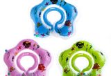Baby Bathtub Neck Ring Inflatable Hot Baby Newborn Neck Float Ring Bath Safety