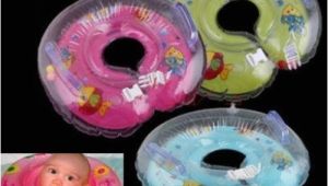 Baby Bathtub Neck Ring New Baby Aids Infant Swimming Neck Float Ring Safety