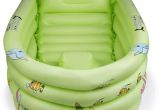 Baby Bathtub Online India Big Thick Green Inflatable Baby Bath Tub Buy Big Thick
