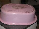 Baby Bathtub Planter Vintage Pink Enamel Baby Bathtub French Chic Planter
