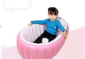 Baby Bathtub Sit Up Newborn Baby Inflatable Tub Folding Baby Bathtub Sitting