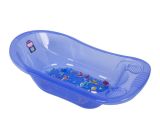 Baby Bathtub with Drain Patterned Transparent Baby Bathtub with Drain Health