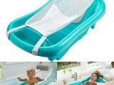 Baby Bathtub with Infant Sling Baby Infant Bath Tub Safety Seat Bathing Newborn Spa