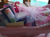 Baby Bathtub with Infant Sling Baby Shower Gift for A Girl Bathtub Filled with Items