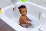 Baby Bathtub with Insert Baby Dam A Bathtub Water Divider that Saves Water while