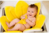 Baby Bathtub with Insert Canary Yellow Plush Sink Insert & Washcloth Set $39 99