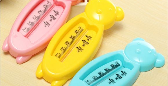 Baby Bathtub with Temperature Control Bear Baby Bath thermometer Floating Tub Temperature Water