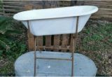 Baby Bathtubs Worth It Vtg Wash Tub Basin Metal Galvanized Steel Garden Planter