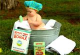 Baby Boy Bathtubs Shirtless Baby Boy In Galvanized Tub · Free Stock