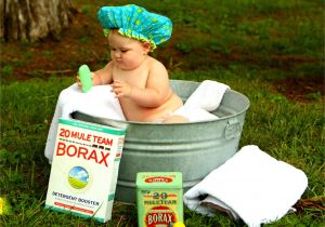 Baby Boy Bathtubs Shirtless Baby Boy In Galvanized Tub · Free Stock