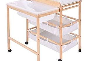 Baby Changing Table with Bathtub Amazon Costzon Baby Changing Table Diaper Nursery