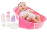 Baby Doll Bathtub Set Jc toys Berenguer 14" La Newborn Doll with Bath Set