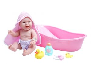Baby Doll Bathtubs Jc toys La Newborn 13" Berenguer Baby Girl Bath Gift Set