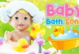 Baby Doll Bathtubs New Baby Bath song ♥toy Nursery Rhyme♥ How to Bath Baby