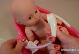 Baby Doll Bathtubs New Born Baby Dolls Bath Time Change Diaper Drink Milk How