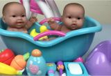 Baby Doll Bathtubs Twin Baby Dolls Bath Time Pretend Play Feeding Potty Time