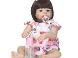 Baby Doll for Bathtub Npk 57cm Full Body Silicone Reborn Baby Doll Girl Bath toys soft