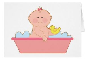 Baby Girl Bathtubs Baby Girl Bath Card