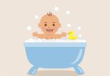 Baby In Bathtub Laughing at Dog Laughing Duck Stock Vector Illustration Of Clipart