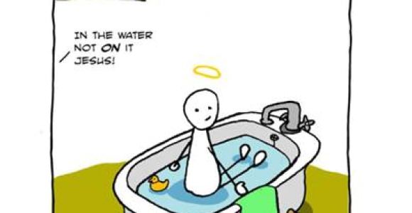 Baby Jesus Bathtub 14 More Hilarious Christian Ics Baby Jesus Takes A