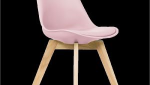 Baby Pink Fluffy Chair Eames Inspired Candy Floss Pink Dining Chairs with solid Oak Crossed