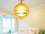 Baby Room Light Fixtures Oovov Creative Cartoon Basketball Childrens Room Ceiling Lamp