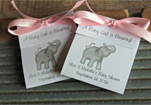 Baby Shower Party Kits Elephant Tea Bag Favors for Baby Shower Tea Party Favors Baby Girl