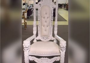 Baby Shower Throne Chair Rental Nyc 50 Off Bridal Show Sample Lord Raffles Lion Throne Chair White