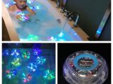 Baby Underwater Bathtub Kids Baby Shower Time Tub Bath Led Light Up toys Colorful