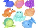 Baby with Bathtub toy Party Squirties Sea Baby Bath toys Elegant Baby