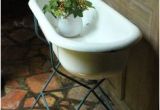 Baby Zinc Bathtub Reserved for Crystal 1800s French Antique Zinc Bathtub Tin