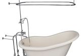 Back Center Drain Bathtubs Barclay 60 In Bisque Acrylic Oval Back Center Drain