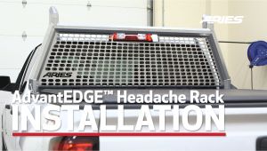 Back Rack with tonneau Cover Aries Advantedgea Install Headache Rack 1110204 On Chevy Silverado