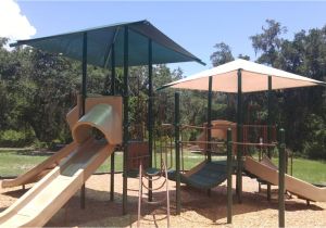 Backyard Climbing Structures Playgrounds Get Hot Especially In Florida Add A Shade Structure