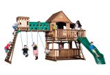 Backyard Discovery Accessories Backyard Discovery Woodridge Elite All Cedar Playset with Elevated