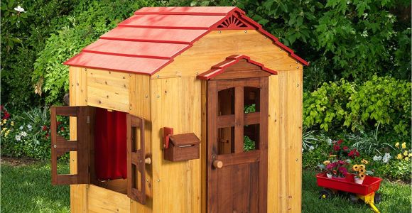 Backyard Discovery My Cedar Playhouse Amazon Com Kidkraft Outdoor Playhouse toys Games