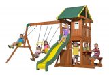 Backyard Discovery Oakmont Cedar Wooden Swing Set Leis 65114com Backyard Discovery Oakmont All Cedar Wood Playset