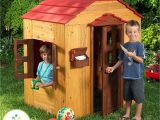 Backyard Discovery Timberlake Cedar Wooden Playhouse Amazon Com Kidkraft Outdoor Playhouse toys Games