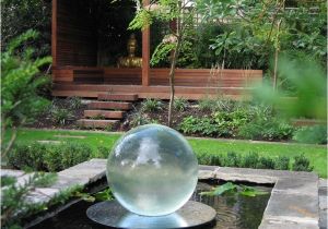 Backyard Drinking Fountain Spherical Water Fountain the Centre Piece Of This Garden is A