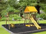 Backyard fort Kit Play Mor Childish Glee Swing Set Handcrafted Outdoor Structures